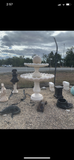 2 tier scollup fountain with large ball