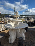 Quarter horse Italian short 3 tier with round acorn fountain