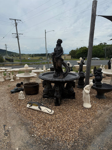 Quarter horse dolphin lady fountain