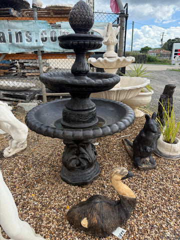3 tier Cambridge fountain with round acorn
