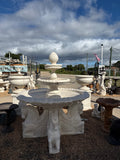 Quarter horse Italian short 3 tier with round acorn fountain