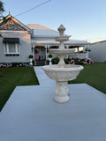 Fancy 3 tier fountain with acorn