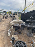 2 tier Cambridge fountain tall with traditional acorn