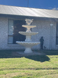 3 tier scollup fountain with doves