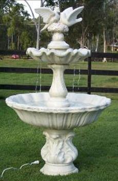 Corinthian - 2 Tiers with Doves fountain