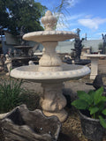 Diamond 2 tier fountain with acorn