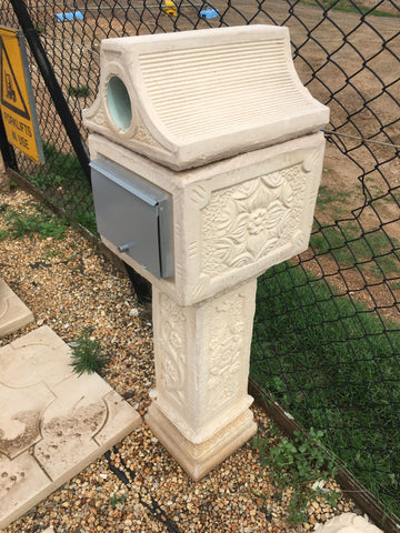 Letter box statue