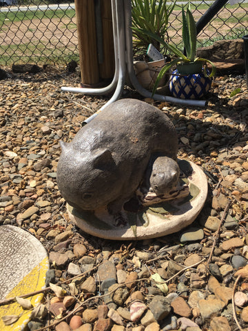 Wombat statue