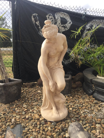 Large bathing lady statue