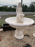 Corinthian fountain with mermaid